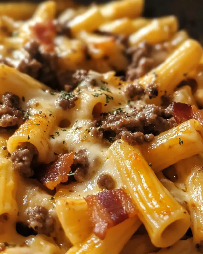 Bacon Cheeseburger Pasta
