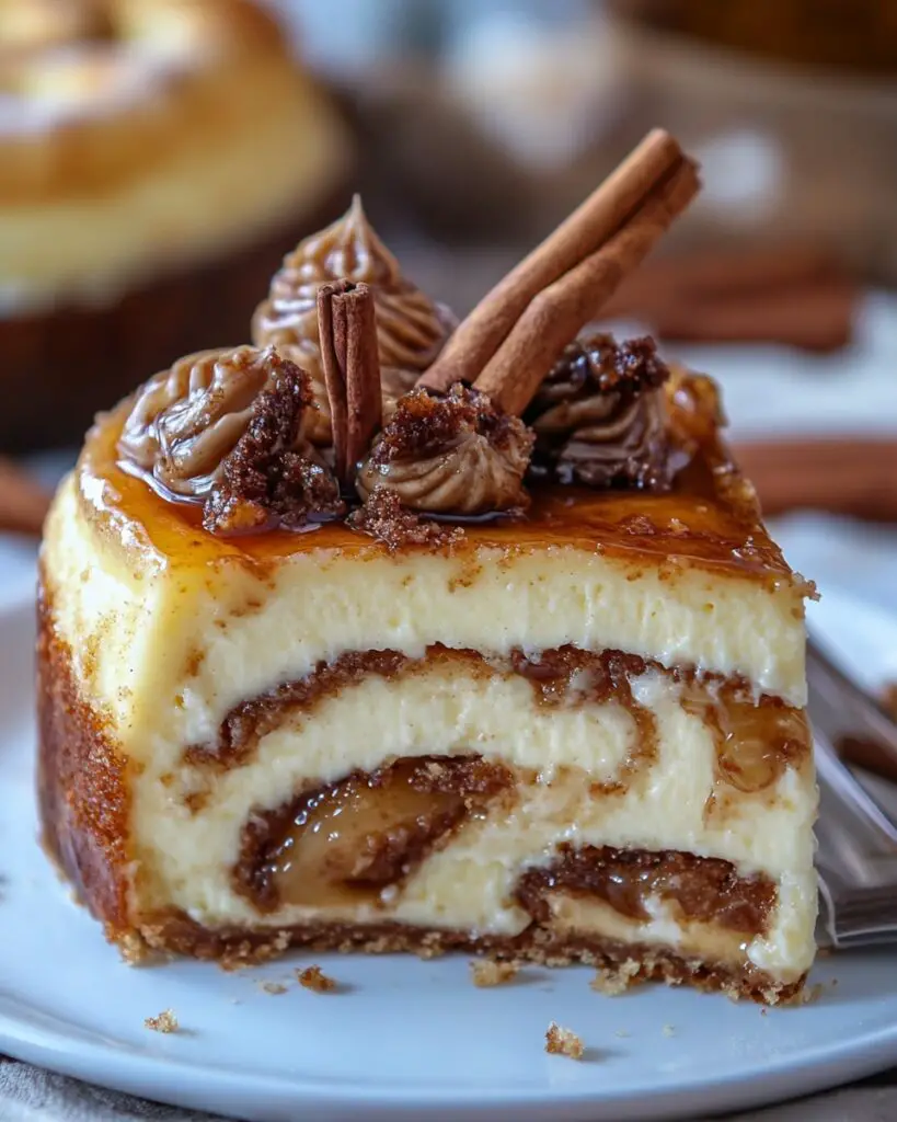 CINNAMON ROLL HONEYBUN CHEESECAKE