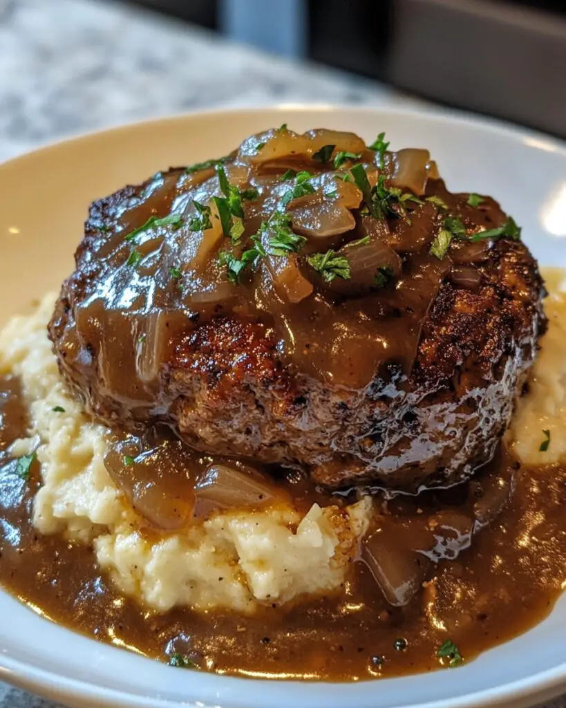 Salisbury Steak with Onion Gravy