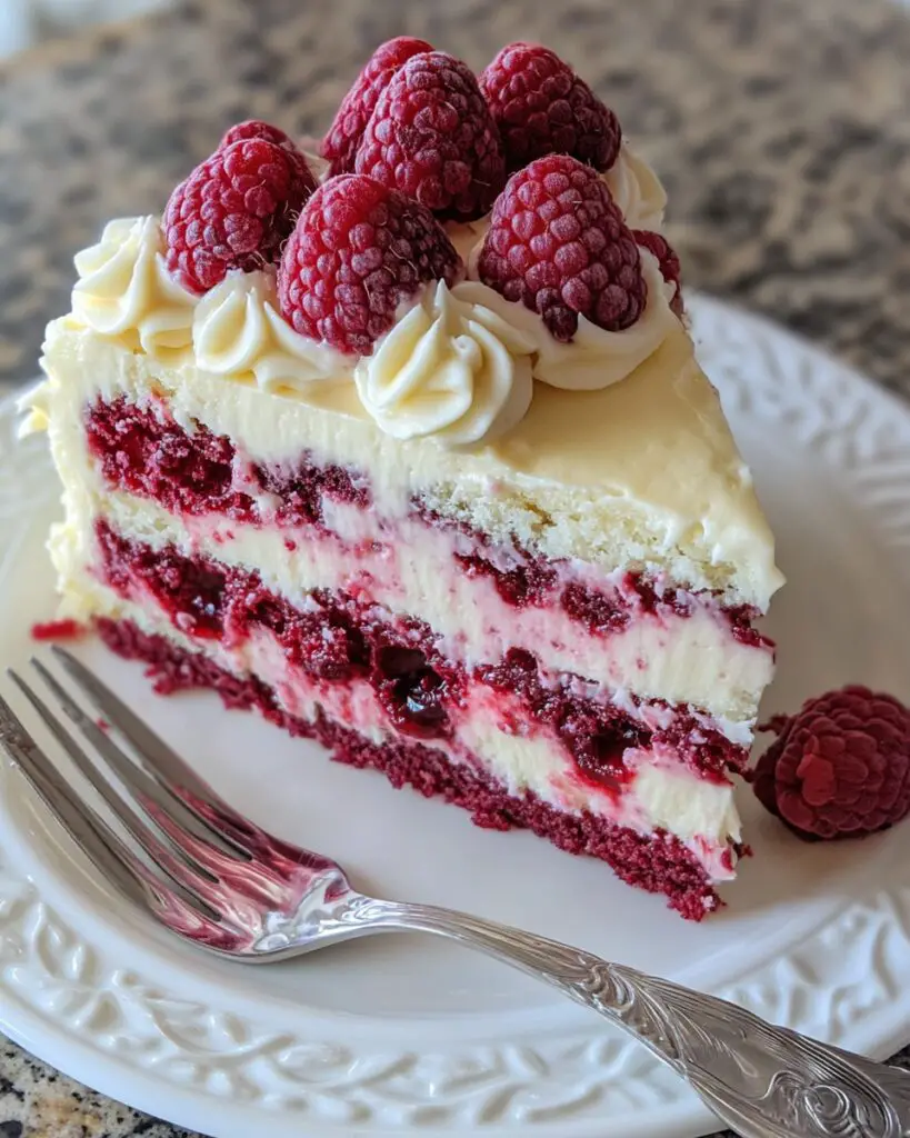 White Chocolate Raspberry Dream Cake
