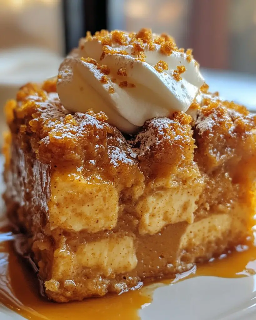 Butterscotch Pumpkin Bread Pudding