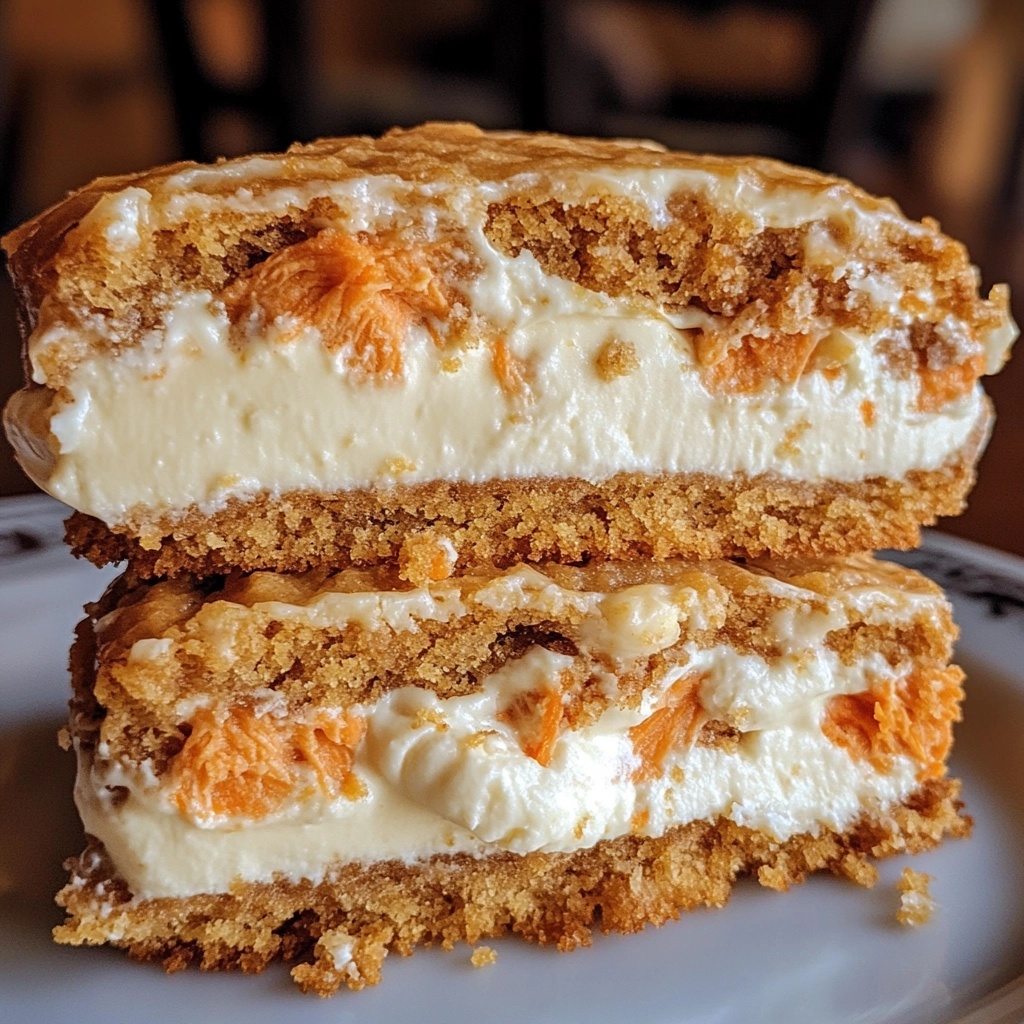 Discover the ultimate treat with our Irresistible Carrot Cake Cheesecake Cookies! These delicious hybrid cookies blend the warm spices of classic carrot cake with the creamy goodness of cheesecake, creating a perfect dessert for any occasion. Not only are they scrumptious, but they're also easy to make and sure to impress your friends and family. Bake a batch today and experience the delightful fusion of flavors! Save this pin for your next baking adventure!