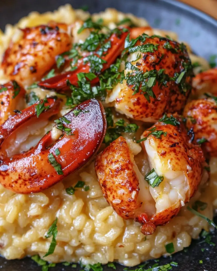 Lemon Butter Lobster Risotto