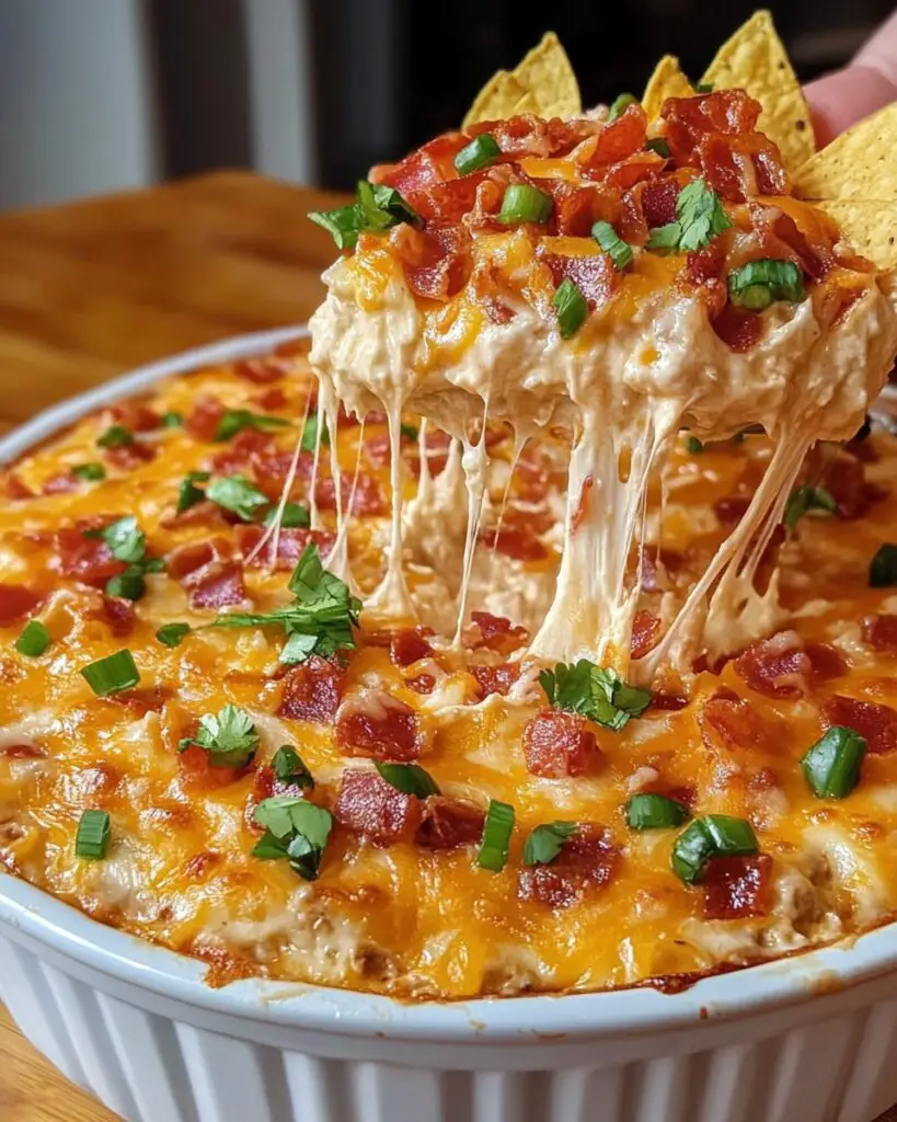 Loaded Nacho Layered Dip with Sour Cream