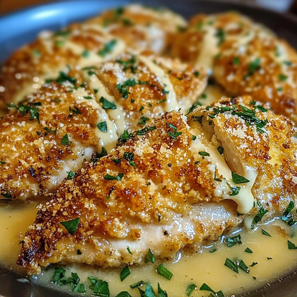 Elevate your dinner with this Delicious Longhorn Garlic Parmesan Crusted Chicken recipe! This mouthwatering dish combines savory garlic and rich Parmesan cheese, all encased in a crispy crust that will tantalize your taste buds. Perfect for busy weeknights or special occasions, it's an easy way to bring restaurant-quality flavors to your kitchen. Give it a try tonight—save this pin for your next cooking adventure! 🍽️✨