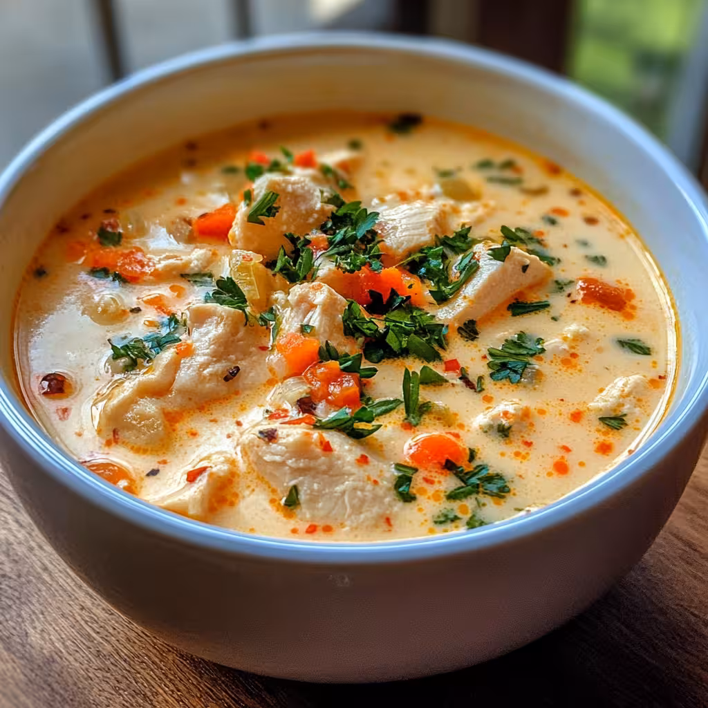 Warm up with our delicious Marry Me Chicken Soup! This comforting recipe features tender chicken, savory herbs, and creamy goodness in every bite. Perfect for cozy nights or impressing loved ones, this soup is sure to steal hearts! Easy to make and full of flavor—try it today!