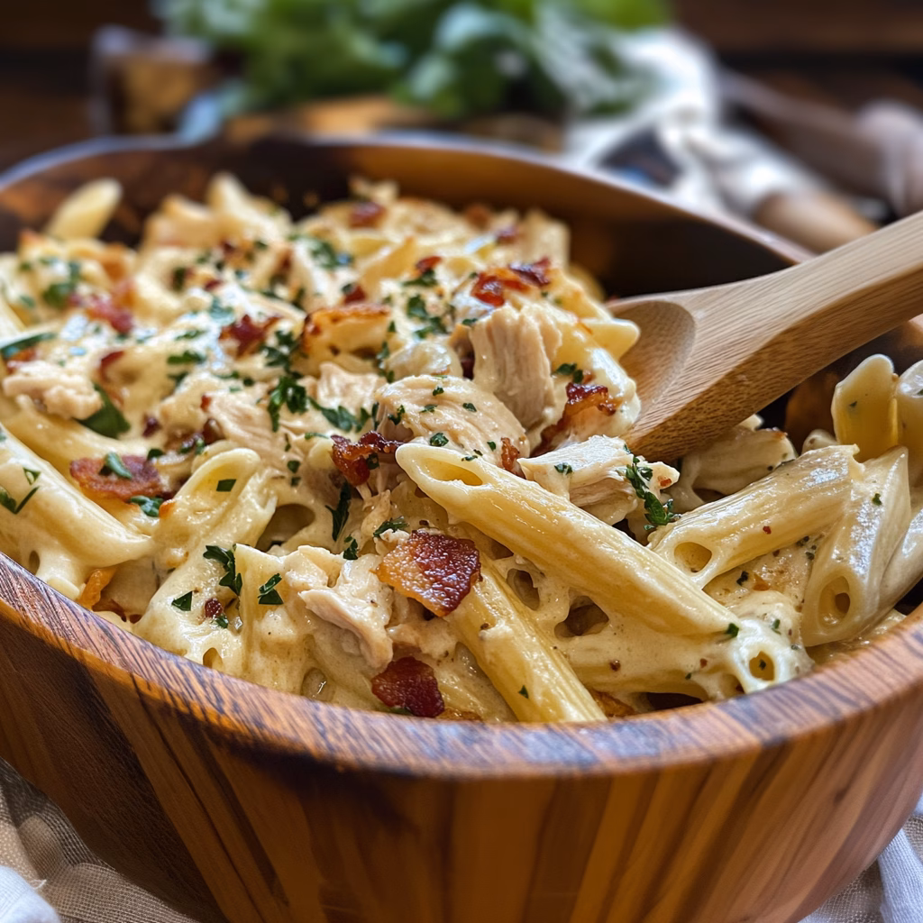 Satisfy your cravings with this easy Chicken Bacon Ranch Casserole! Packed with delicious chicken, crispy bacon, and zesty ranch flavor, this dish is perfect for a cozy family dinner. It's simple to prepare and sure to be a hit with both kids and adults. Perfect for busy weeknights!