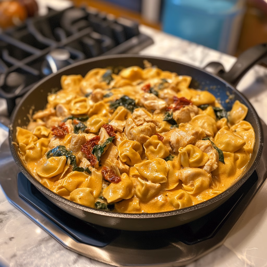 Try this delicious Marry Me Chicken Tortellini recipe! It's a creamy, comforting dish packed with flavor that's perfect for a romantic dinner or family meal. Tender chicken and cheesy tortellini come together in a dreamy sauce that will impress everyone. Easy to make and even better to eat! Ideal for pasta lovers!