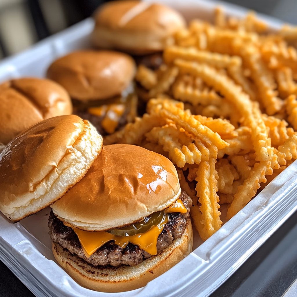 Try these delicious Small Sliders, perfect for any party or casual meal! This easy recipe features juicy patties, fresh toppings, and warm buns. Great for game day or family gatherings, these bite-sized burgers are sure to impress your guests. Serve with fries for a complete meal!