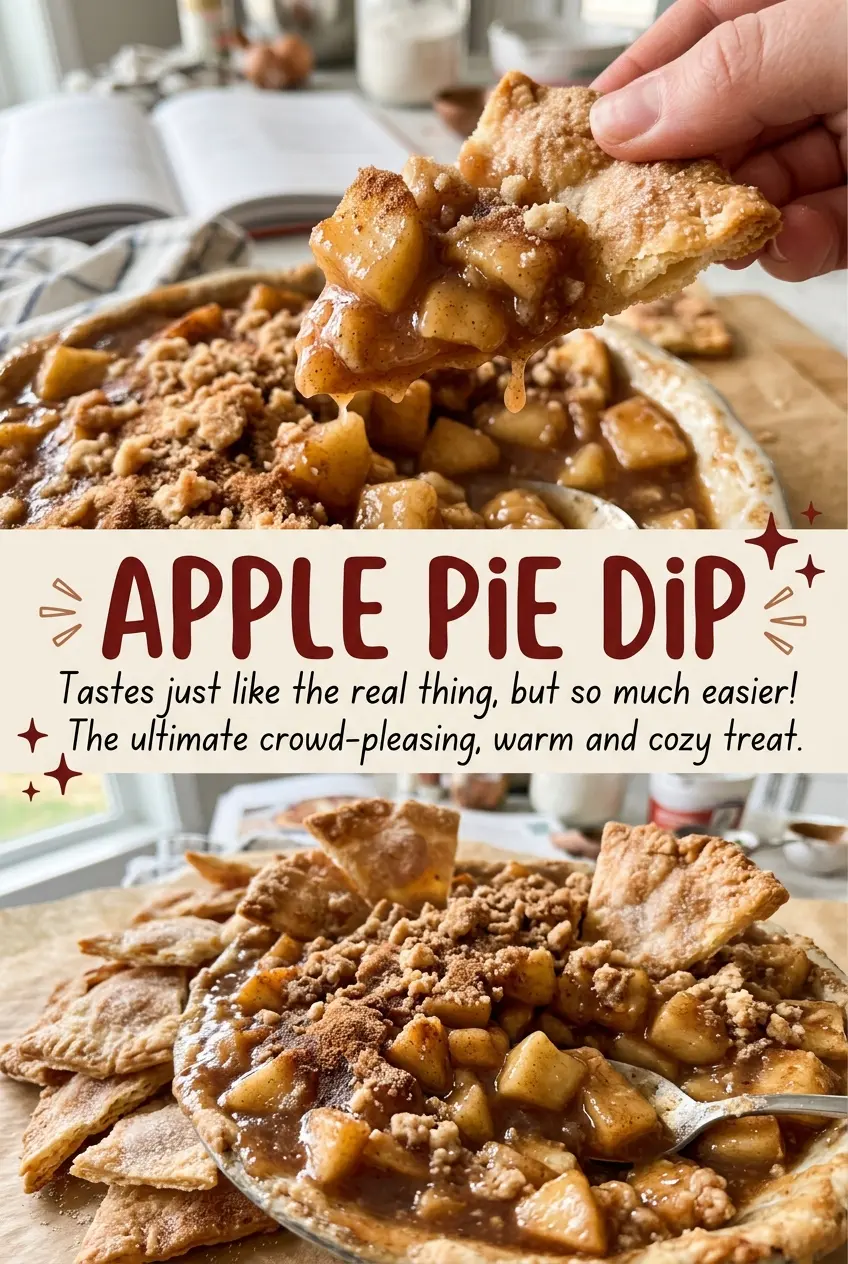 Apple Pie Dip warm cinnamon layers