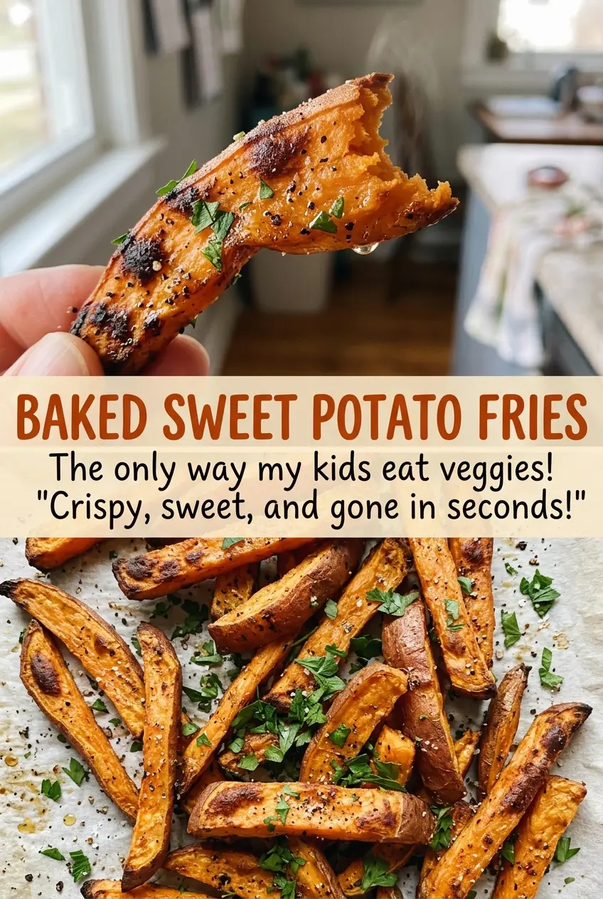 Baked Sweet Potato Fries crisp paprika coated