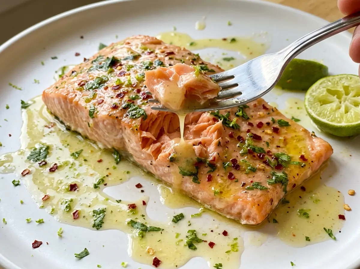 Chili Lime Salmon with bright citrus glaze