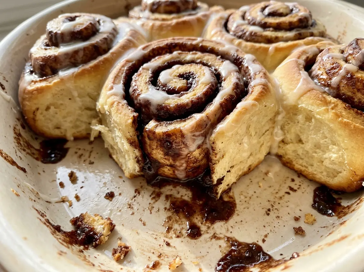 Chocolate Cinnamon Rolls glossy chocolate swirls