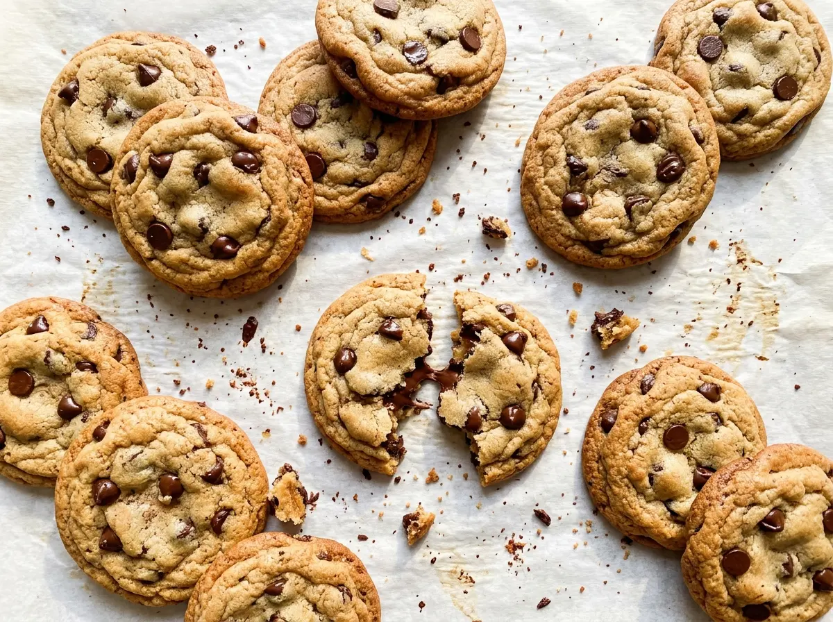 Classic chocolate chip cookies golden chewy