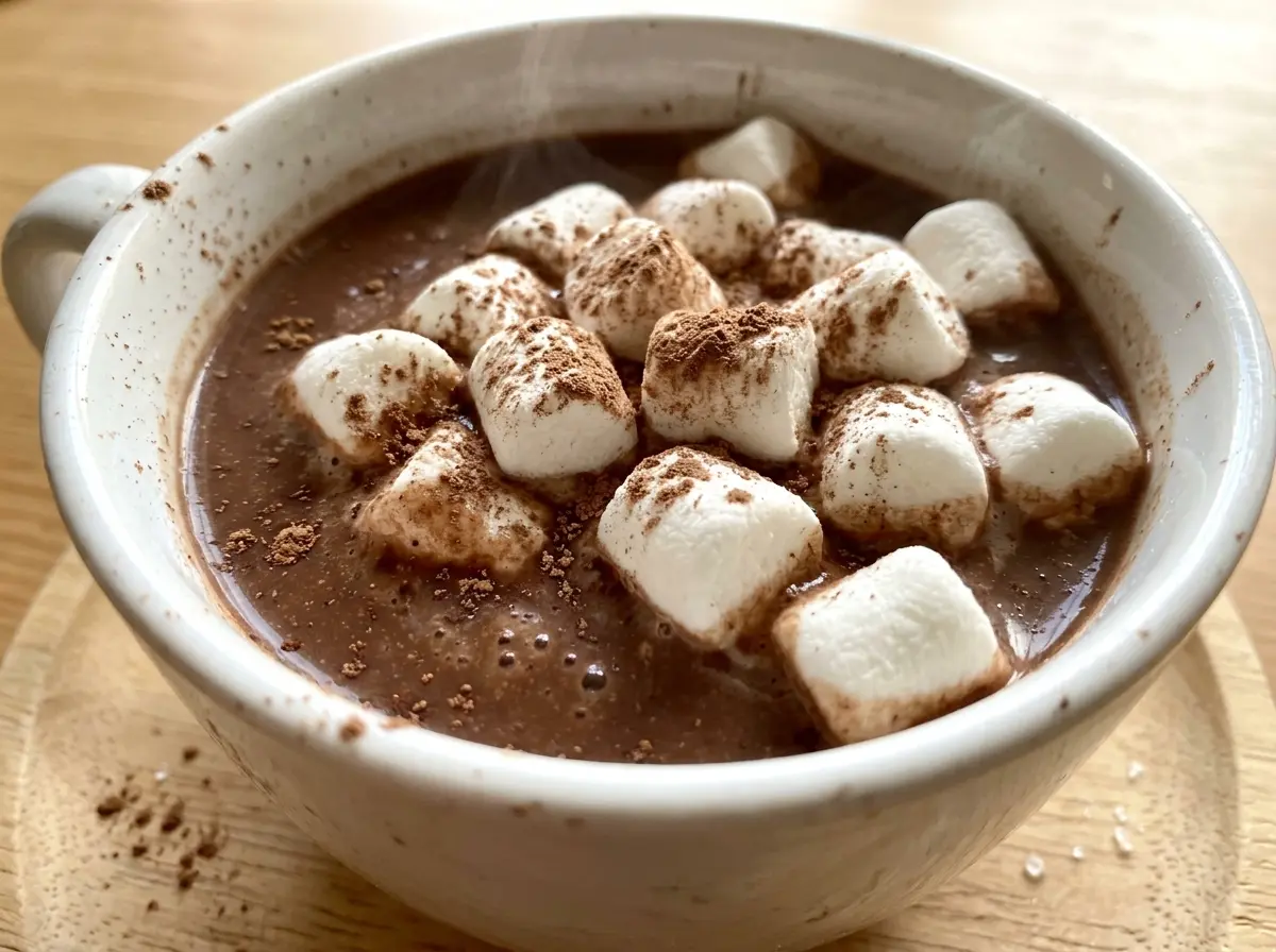Homemade Hot Chocolate creamy stovetop drink