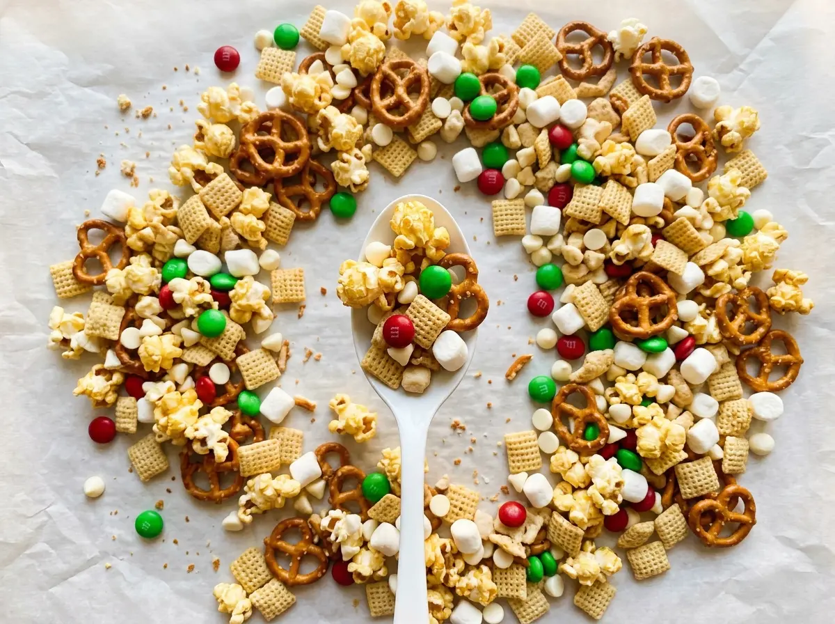 Nativity Trail Mix colorful crunchy sweet