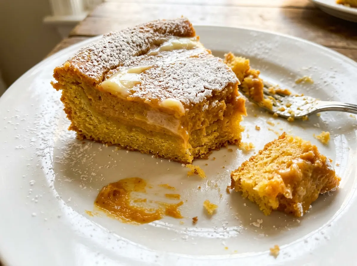 Pumpkin Gooey Butter Cake golden gooey squares