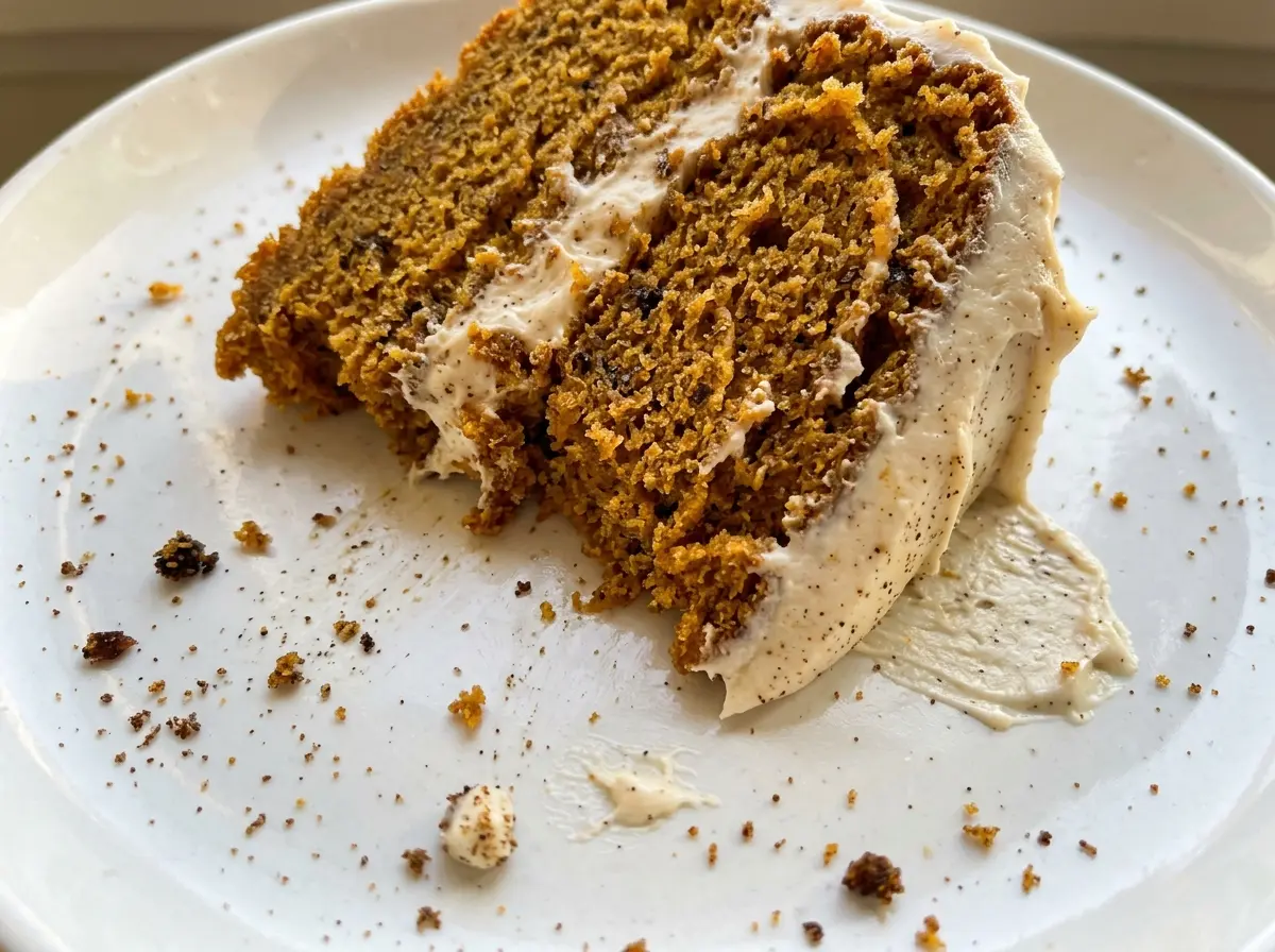 Pumpkin Spice Latte Cake, soft spiced crumb