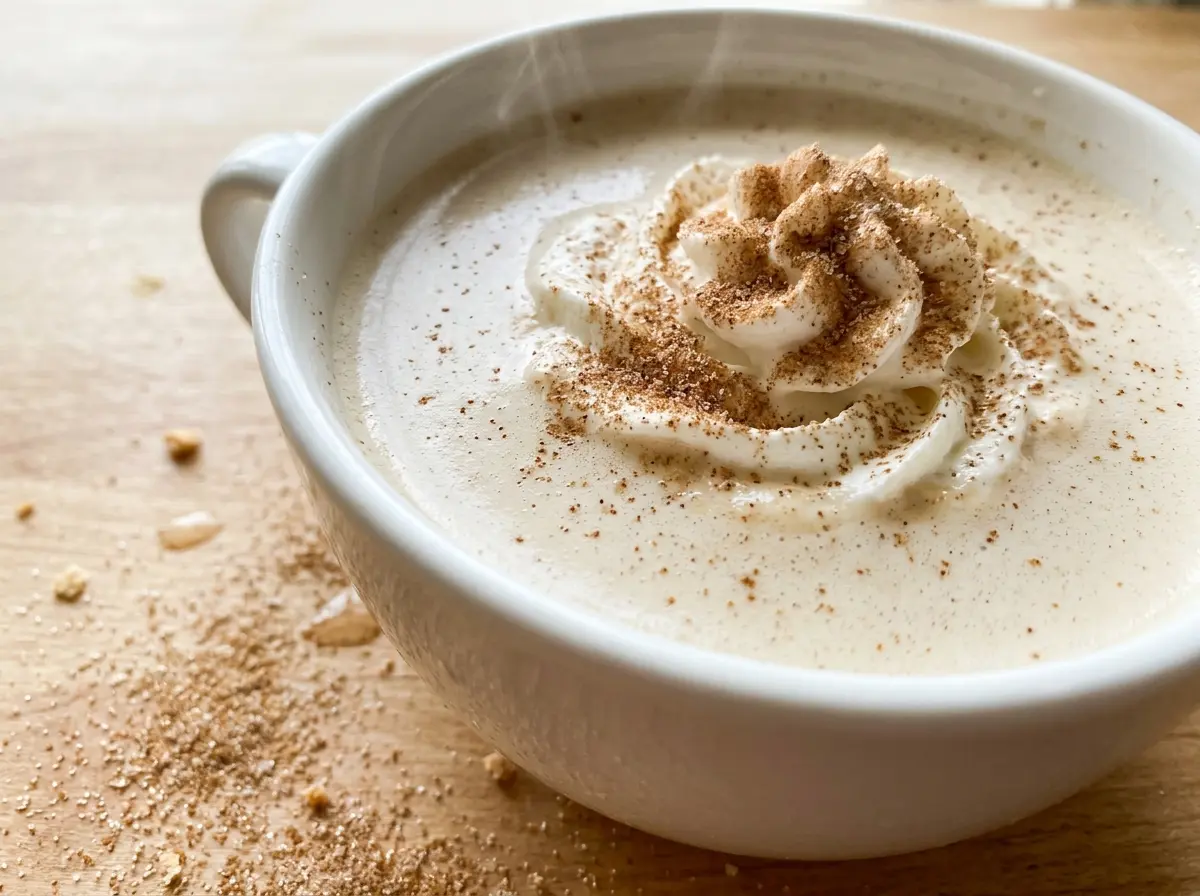 Snickerdoodle Hot Chocolate creamy cinnamon