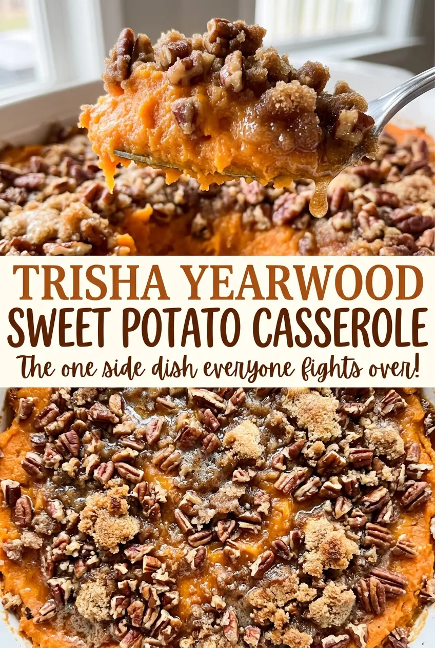 Trisha Yearwood Sweet Potato Casserole creamy sweet potato filling